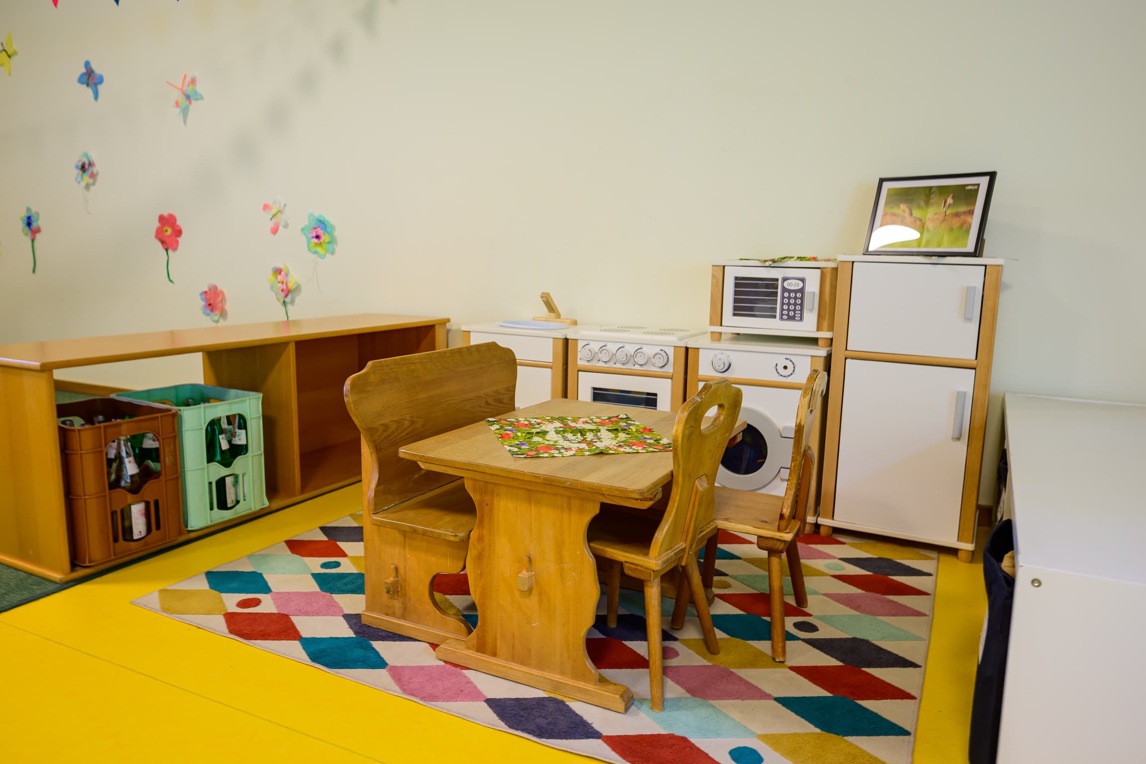 Freispiel im Gruppenraum der Wühlmäuse